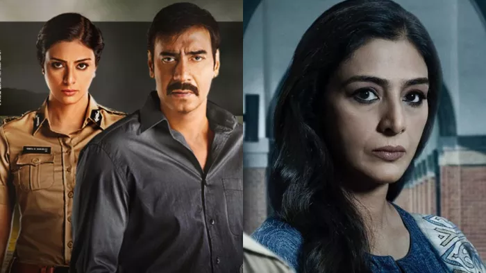 Drishyam 2 Tabu Look in Ajay Devgn. Photo- Instagram