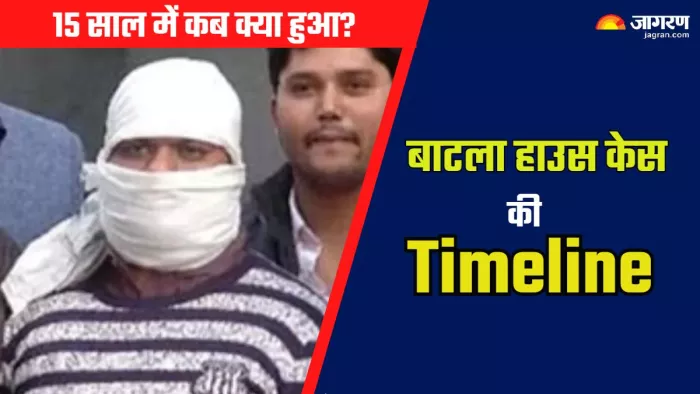 बाटला हाउस एनकाउंटर केस में 15 साल में बहुत कुछ हुआ। फोटो- जागरण ग्राफिक्स