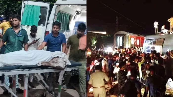 Bihar train accident News: बिहार ट्रेन हादसे की तस्वीरें। जागरण