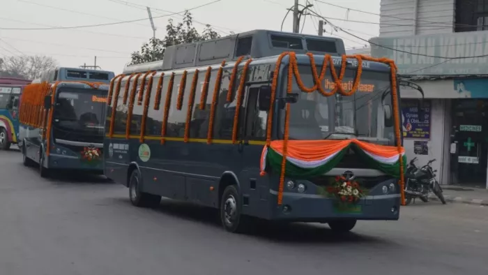 एचआरटीसी में 1500 ई-बसें और हाईड्रोजन बसें शामिल होंगी। सांकेतिक तस्वीर