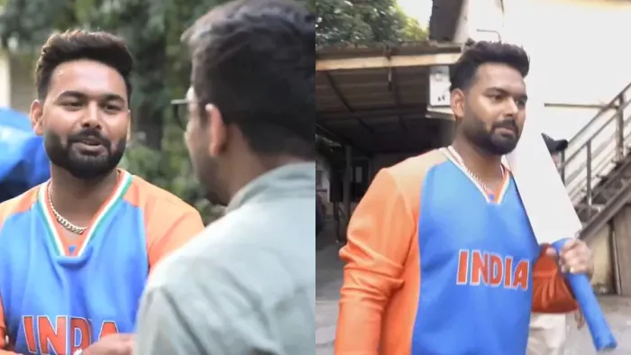 ऋषभ पंत ने गली क्रिकेट का लिया लुत्फ