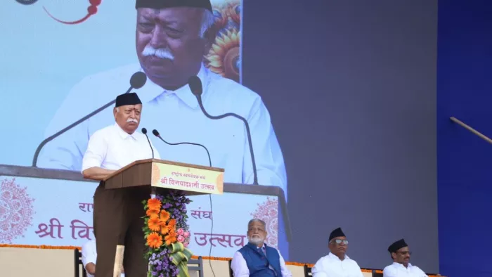 Mohan Bhagwat on Vijayadashami भागवत का विजयादशमी पर खास संदेश।