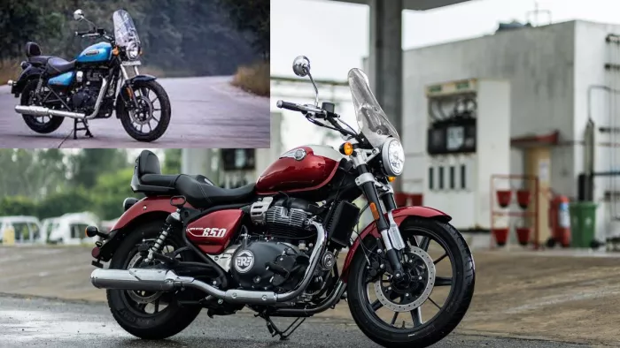 Royal Enfield Super Meteor 650 Vs Meteor 350
