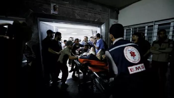 Israel-Hamas War: WHO का गाजा के सबसे बड़े अस्पताल अल शिफा से टूटा संपर्क (फोटो रायटर)