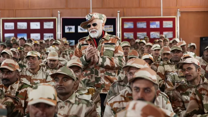 सुरक्षा बलों के साथ दिवाली मनाने हिमाचल प्रदेश पहुंचे पीएम मोदी