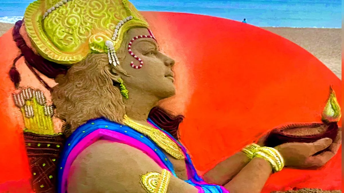 Diwali 2023: सुदर्शन पटनायक ने रेत पर बनाई भगवान राम की प्रतिमा, लोगों को दीं दिवाली की शुभकामनाएं