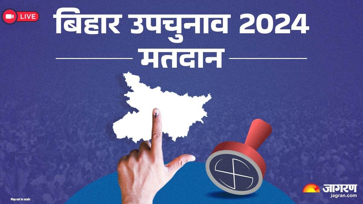 bihar bypolls voting 2024 latest updates ham rjd jansuraj jdu belaganj imamganj tarari ramgarh voting precentage