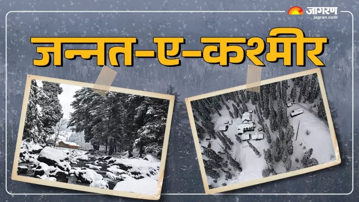 Jammu Kashmir Snowfall Photos: बर्फबारी से गुलजार हुआ जम्मू-कश्मीर, देखें तस्वीरें