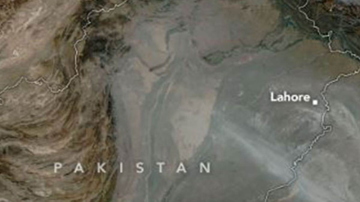 pakistan news now lahore pollution is visible even from space