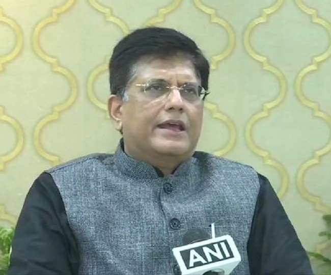 केंद्रीय रेल तथा वाणिज्य एवं उद्योग मंत्री पीयूष गोयल फोटो एएनआई