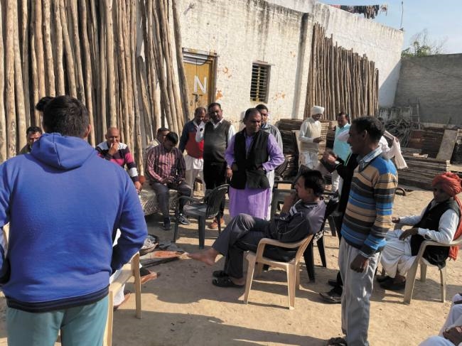 अजमेर बस्ती में मतांतरण के लिए चंगाई सभा रुकवाई
