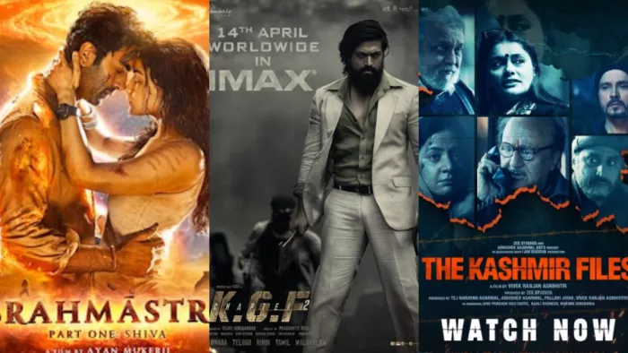 kgf 2 to brahmastra and the kashmir files these bollywood and south movies Pan India Release. Photo Credit/Instagram