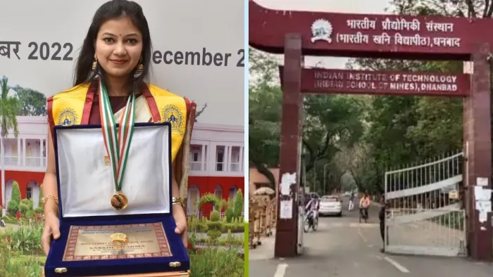 साक्षी बनीं आइआइटी आइएसएम धनबाद की बेस्ट गर्ल