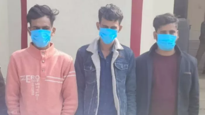 शहर कोतवाली पुलिस की गिरफ्त में तस्कर। जागरण