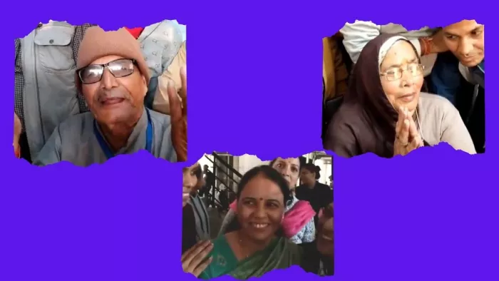 भजनलाल शर्मा के पिता, माता और पत्नी ने अपनी पहली प्रतिक्रिया दी है। (फोटो- एएनआई)