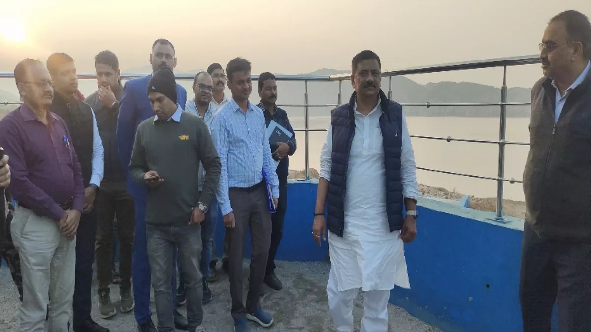 Bihar News: नीतीश कुमार के मंत्री डैम का नजारा देख हुए गदगद, बोले- यही  देखने को तो लोग जाते हैं विदेश - Bihar News Nitish Kumar minister was  overjoyed after seeing the