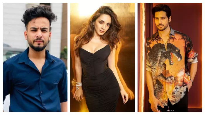 File Photo of Elvish Yadav, Kiara Advani and Sidharth Malhotra
