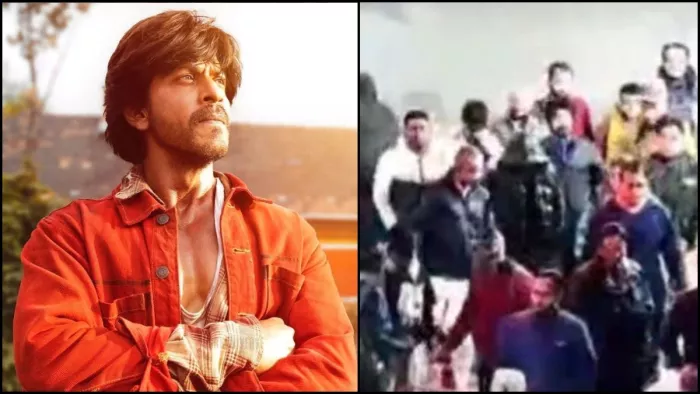 वैष्णो देवी के दर्शन करने गए शाह रुख खान।