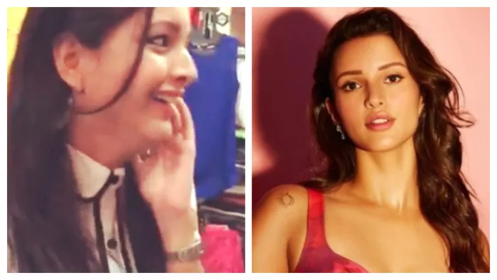 Tripti Dimri Still Image from Old Video (Left) and File Photo of Actress (Right)