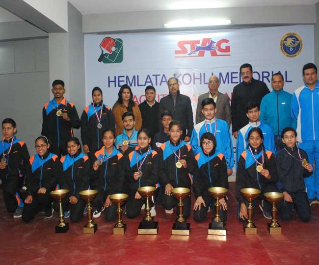 देहरादून टेबल टेनिस एसोसिएशन ने उत्तराखंड टेबल टेनिस टीम का किया सम्मान