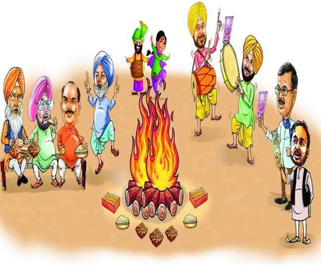 पंजाब में आधी आबादी को लुभाने में जुटे नेता।
