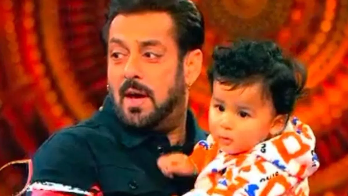 Bigg Boss 16 Weekend Ka Vaar Bharti Singh Son Gola Appearance on Tv With Salman Khan. Photo Credit/Colors
