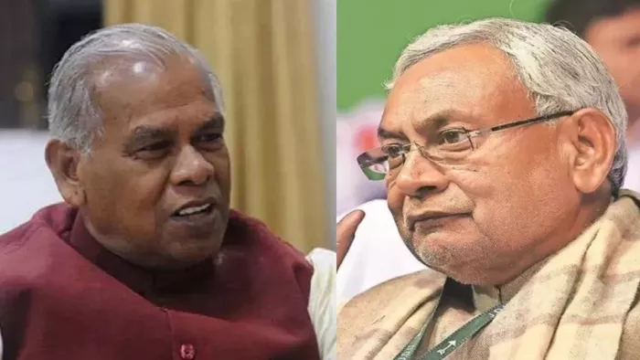 जीतन राम मांझी और नीतीश कुमार (जागरण)
