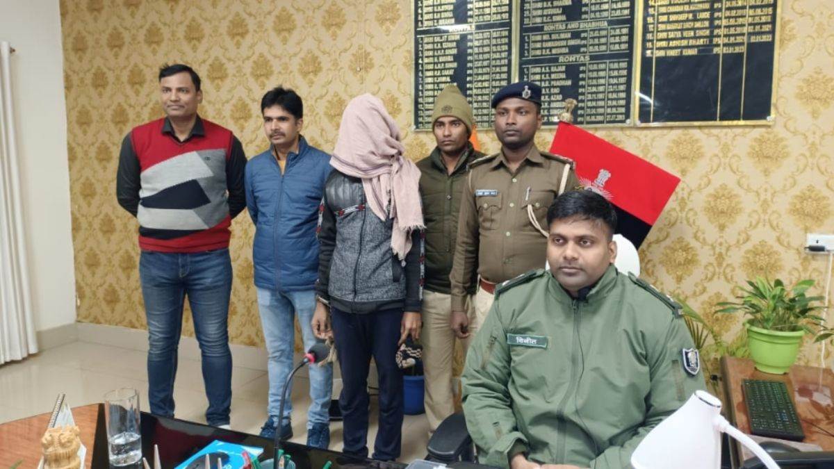 rohtas pujari krishna bihari upadhyay accused of murder arrested from varanasi