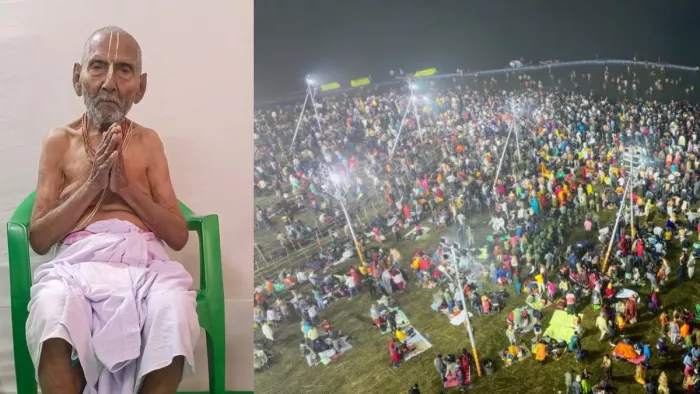 मां गंगा के तट पर कल्पवास करने पहुंचे 128 साल के बाबा शिवानंद