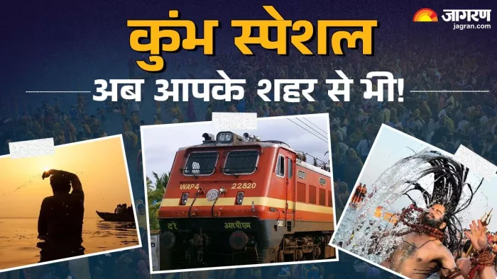 देशभर से प्रयागराज के लिए चल रहीं ये ट्रेनें।