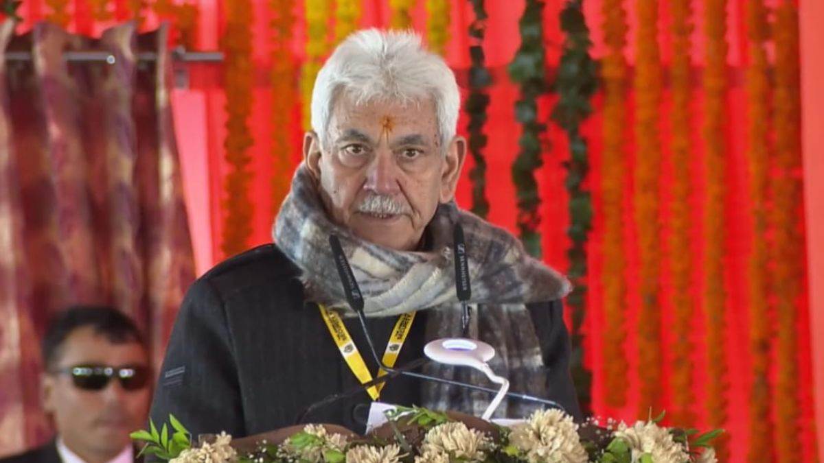 jammu kashmir not for terrorism but tourism manoj sinha enumerated achievements inauguration of z morh tunnel