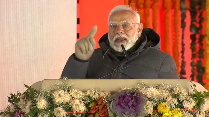 जेड मोड़ टनल के उद्घाटन के बाद पीएम मोदी। फोटो सोर्स- सोशल मीडिया