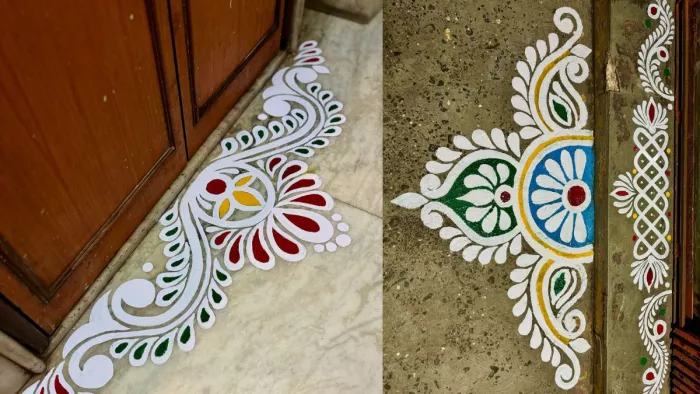 Pongal के पहले दिन बनाएं ये खास रंगोली (Picture Courtesy: Instagram)