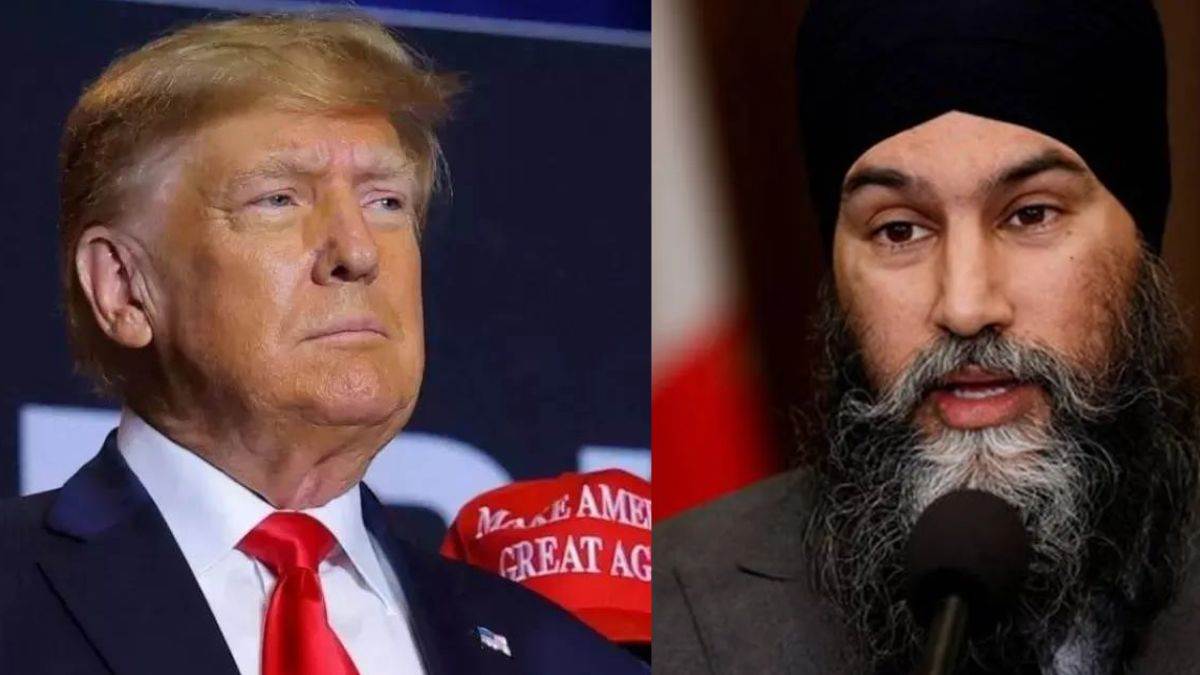 have message for donald trump exjustin trudeau ally jagmeet singh big warning on canada america dispute