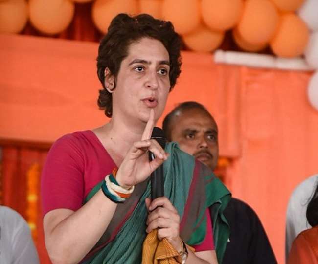 कांग्रेस की उत्तर प्रदेश की प्रभारी प्रियंका गांधी वाड्रा
