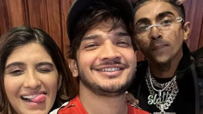 File Photo of Nimrit Kaur Ahluwalia, Munawar Faruqui and MC Stan