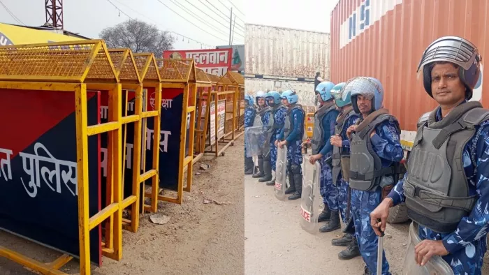 ड्रोन से छोड़े गए आंसू गैस के गोले, रंग-बिरंगे पानी के साथ क्या है पुलिस की तैयारी?