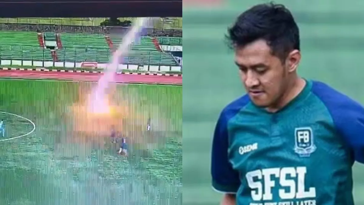 Indonesia Football Match: आसमान से गिरी बिजली और फुटबॉलर की मौके पर हुई मौत, इंडोनेशिया से सामने आया दिल दहला देने वाला VIDEO