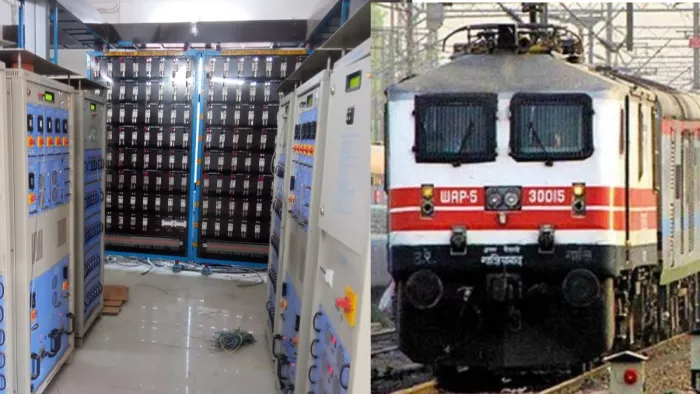 इलेक्ट्रानिक इंटरलाकिंग सिस्टम के लिए लगाया गया सिग्नल सिस्टम। जागरण