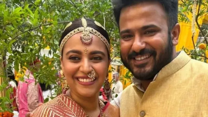 Swara Bhaskar Wedding Saree, Swara Bhaskar Wedding, Swara Bhaskar Sangeet Photos, Swara Bhaskar Mehendi, Swara And Fahad Weeding