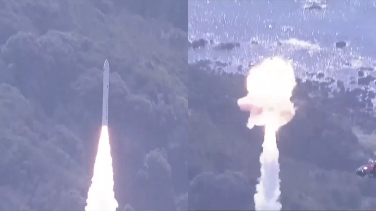 Japan Rocket Blast: उड़ान भरने के 5 सेकंड बाद ही फट गया रॉकेट 'कैरोस', कैमरे में कैद हुई LIVE घटना