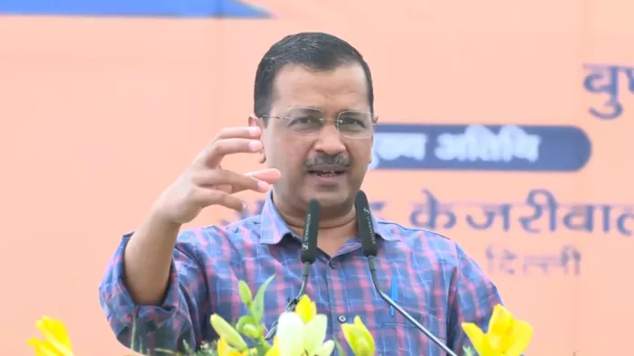 CM केजरीवाल ने मोती नगर में फ्लाईओवर के उद्घाटन के मौके पर गिनाई सरकार की उपलब्धि।