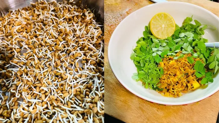 मेथी स्प्राउट्स खाने के हैं ढेरों फायदे (Picture Credit- Instagram)