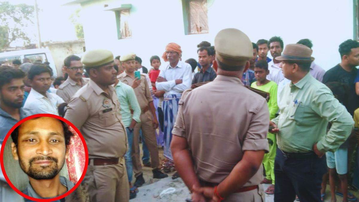 Maharajganj News आग लगने से झुलसकर मांबेटे की मौत, पशुओं को बचाने में