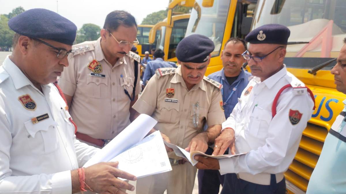 mahendragarh bus accident investigation of 803 buses in 12 districts of haryana 117 buses seized and 281 challan issued