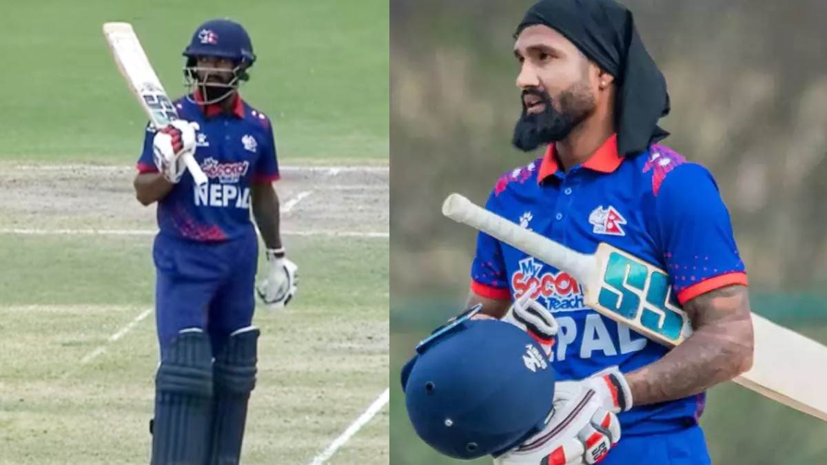 dipendra singh airee becomes first batsman in the world to hit six sixes in six balls twice in t20i cricket nepal vs qatar