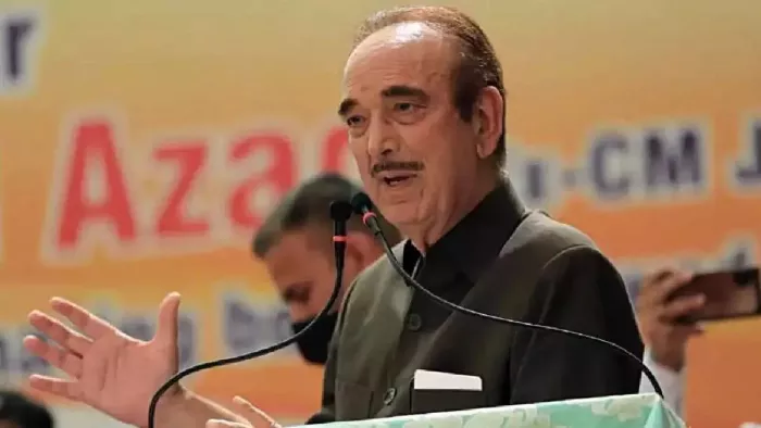 गुलाम नबी आजाद ने क्षेत्रीय पार्टियों पर साधा निशाना (फाइल फोटो)।