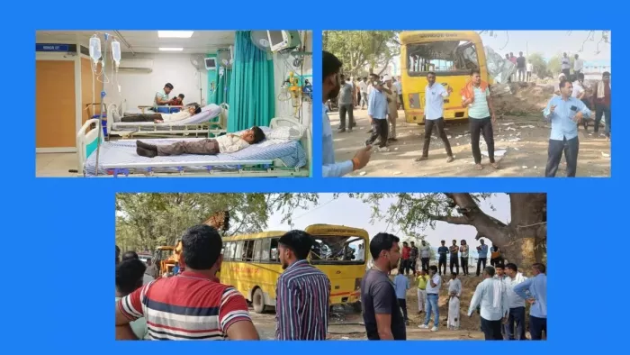 दोस्तों संग शराब पीने के बाद छात्रों को लेने गया था स्कूल बस का ड्राइवर।