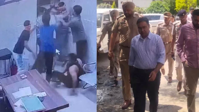 डीसी और एसएसपी ने घटनास्थल का लिया जायजा, सीसीटीवी फुटेज आया सामने