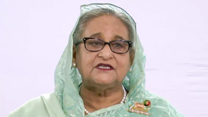 शेख हसीना के खिलाफ गिरफ्तारी वारंट जारी (Photo - JNN)